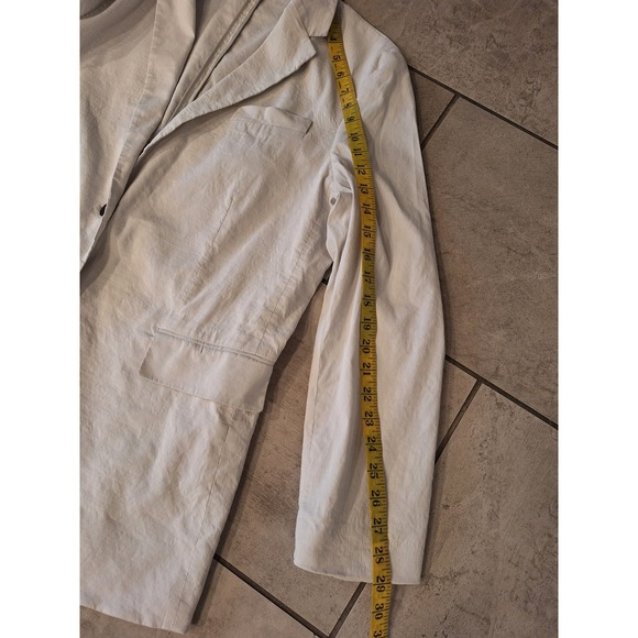 Theory women's size 10 grey jacket blazer long sleeve - Picture 10 of 10